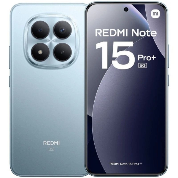 Smartphone XIAOMI Redmi Note 15 Pro Plus MZB0MI3EU - 5G · NFC · Snapdragon 7s Gen8 · 6.83" AMOLED · 8GB · 256GB · HyperOS 2 · Azul Glaciar