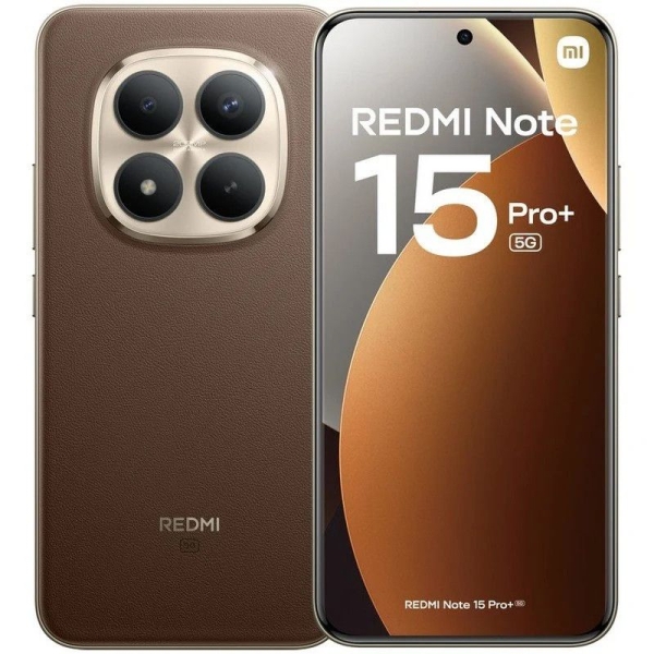 Smartphone XIAOMI Redmi Note 15 Pro Plus MZB0MIGEU - 5G · Snapdragon 7s Gen · 6.83" AMOLED · 8GB · 256GB · HyperOS 2 · Café Moca
