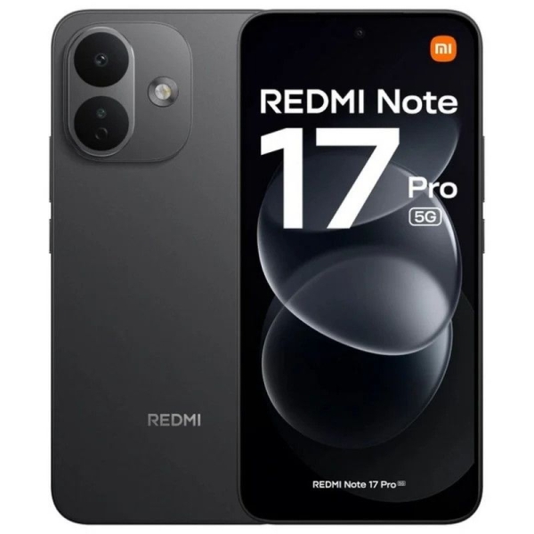 Smartphone XIAOMI Redmi Note 17 Pro - 5G · NFC · Sanpdragon 6s · 6.83" ·  6GB · 256GB · HyperOS 3 · Negro