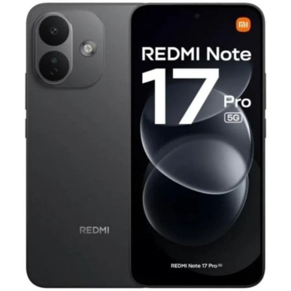 Smartphone XIAOMI Redmi Note 17 Pro - 5G · NFC · Sanpdragon 6s Gen4 · 6.83" ·  8GB · 512GB · HyperOS 3 · Negro