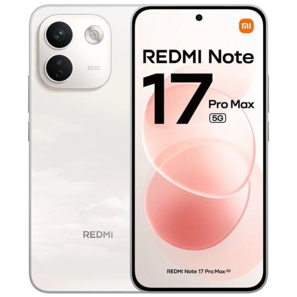 Smartphone XIAOMI Redmi Note 17 Pro Max - 5G · NFC · Sanpdragon 6s Gen5 · 6.83" ·  8GB · 512GB · HyperOS 3 · Rosa