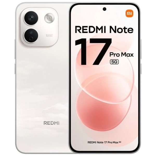 Smartphone XIAOMI Redmi Note 17 Pro Max - 5G · NFC · Sanpdragon 6s Gen5 · 6.83" ·  8GB · 256GB · HyperOS 3 · Rosa