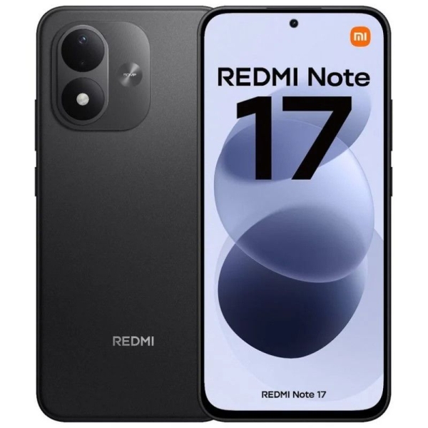 Smartphone XIAOMI Redmi 17 - NFC · Sanpdragon 6s · 6.9" ·  4GB · 128GB · HyperOS 3 · Negro