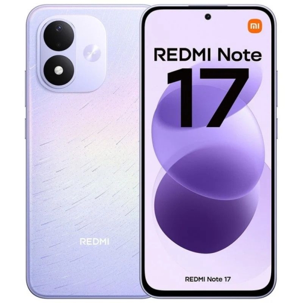 Smartphone XIAOMI Redmi  Note 17 - NFC · Sanpdragon 6s Gen4 · 6.9" ·  6GB · 128GB · HyperOS 3 · Púrpura