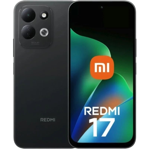 Smartphone XIAOMI Redmi 17 - 5G · NFC · Sanpdragon 4 · 6.9" ·  4GB · 256GB · HyperOS 3 · Negro