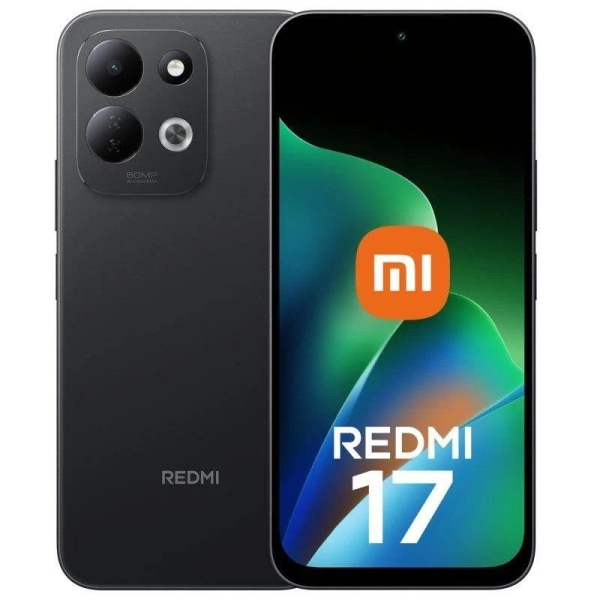 Smartphone XIAOMI Redmi 17 - NFC · MediaTek Helio G91 · 6.99" ·  4GB · 256GB · Negro