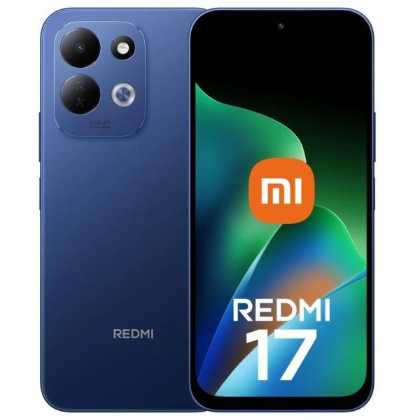 Smartphone XIAOMI Redmi 17 - NFC · MediaTek Helio G91 · 6.99" ·  4GB · 256GB · Azul