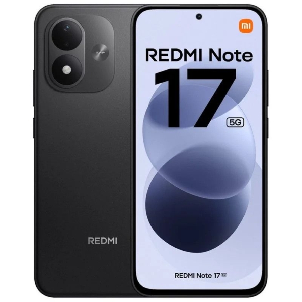 Smartphone XIAOMI Redmi  Note 17 - 5G · NFC · Sanpdragon 4 Gen4 · 6.9" ·  6GB · 128GB · HyperOS 3 · Negro