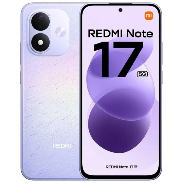 Smartphone XIAOMI Redmi Note 17 - 5G · NFC · Sanpdragon 6s · 6.9" ·  6GB · 256GB · HyperOS 3 · Púrpura