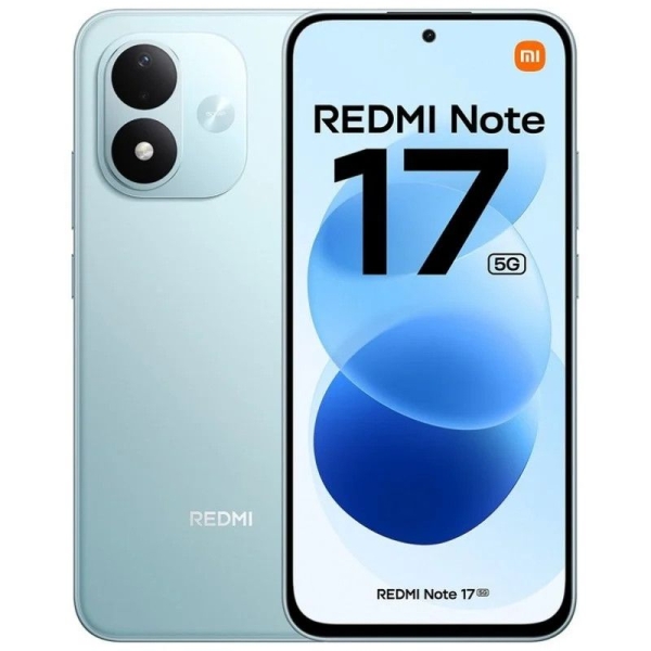 Smartphone XIAOMI Redmi  Note 17 - 5G · NFC · Sanpdragon 4 Gen4 · 6.9" ·  6GB · 128GB · HyperOS 3 · Azul