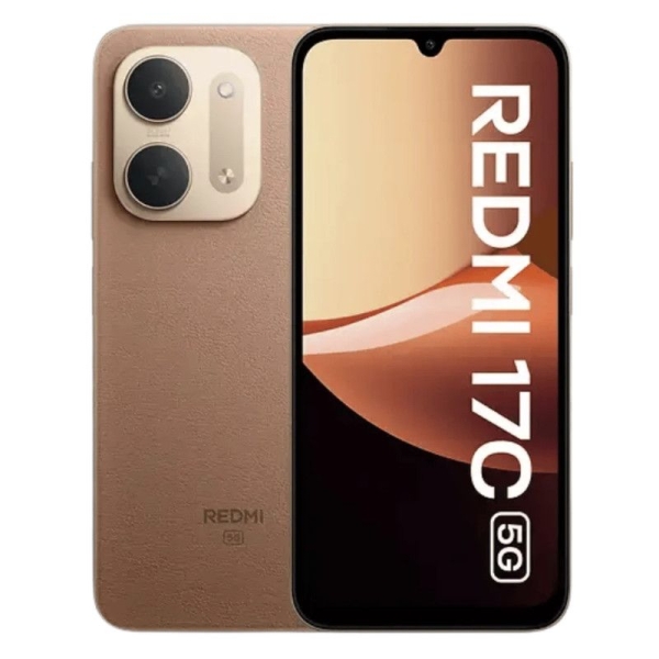 Smartphone XIAOMI Redmi 17C - 5G · NFC · MediaTek Dimensity 6300 · 6.9" ·  4GB · 128GB · HyperOS 3 · Marrón