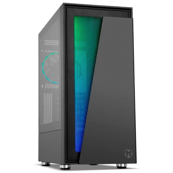 Caja Semitorre Gaming NOX Hummer Blaster - E-ATX · Micro-ATX · Mini ITX · 3x3.5" · 3x2.5" · USB 3.0 · USB 2.0 · ARGB · Negro
