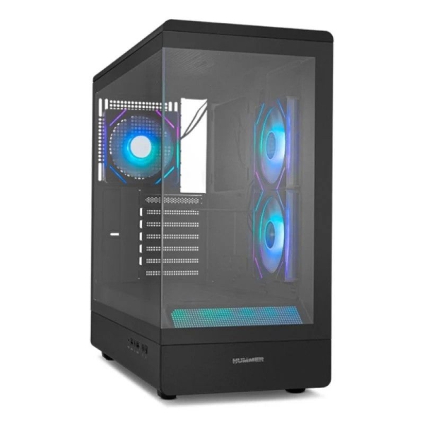 Caja Semitorre NOX Hummer Signal - ATX · 3.5" · 2.5" · USB 3.2 · Negro