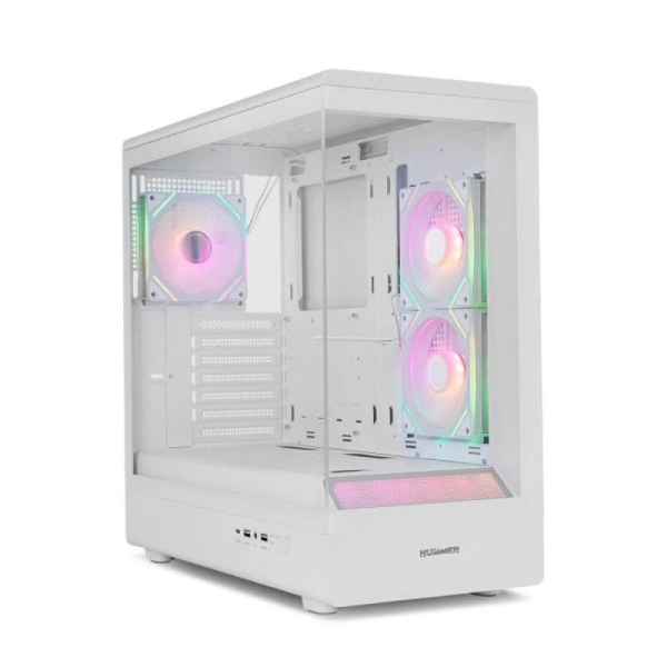 Caja Semitorre NOX Hummer Signal - ATX · 3.5" · 2.5" · USB 3.2 · Blanco
