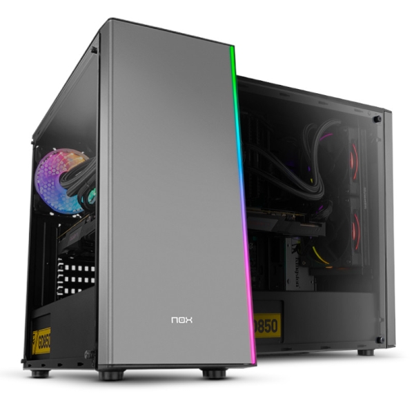 Caja Semitorre NOX Infinity Omega NXINFTYOMEGA - ATX · Micro ATX · Mini ATX · 2x3.5\" · 2x2.5\" · USB 3.0 · Negro