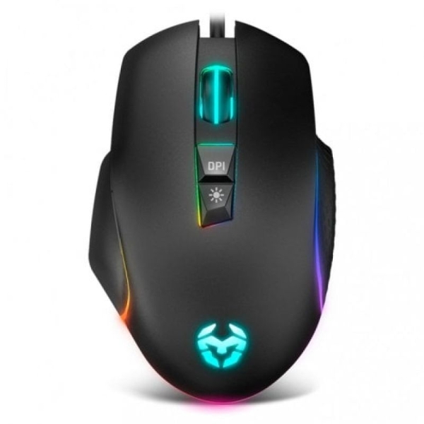 Ratón Gaming con Cable KROM Keos  - USB · 6400DPI · Negro