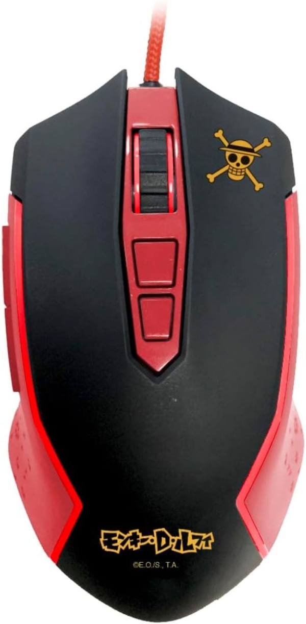 Raton Gaming con Cable BLADE Luffy  - 8000DPI · Led RGB ·Cable 1.8m · One Piece