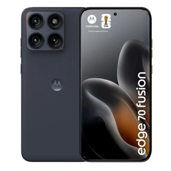 Smartphone MOTOROLA Edge 70 Fusion - 5G · NFC · Snapdragon 7s Gen 3 · 6.78" AMOLED ·  8GB · 256GB · Android 16 · Negro
