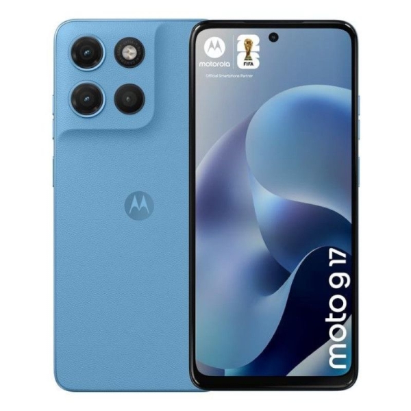 Smartphone MOTOROLA Moto G17 - NFC · Helio G81 Extreme · 6.72" LCD ·  4GB · 128GB · Android 15 · Azul