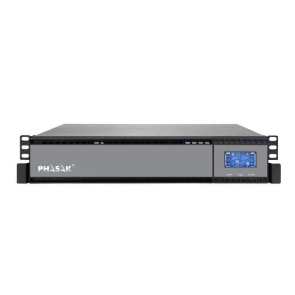 SAI Línea Interactiva PHASAK PH 9330 - 2700W · 3000VA · 6xSchuko · Gris