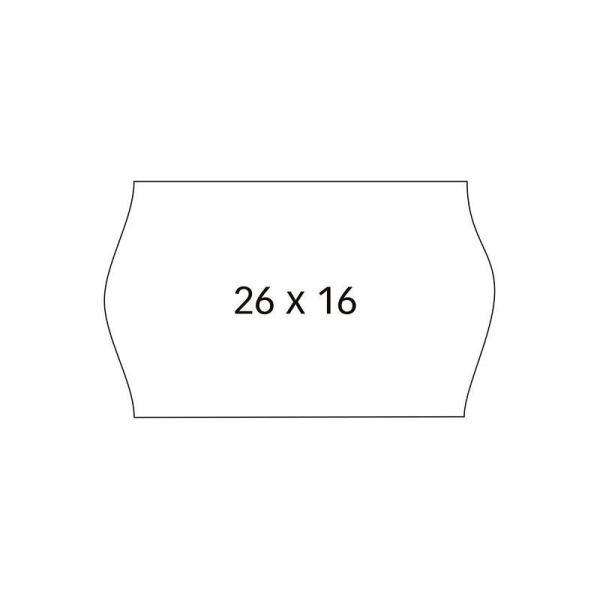 Pack 6 Rollo de Etiquetas Original APLI 26x16mm 6000 Etiquetas  - PL100922