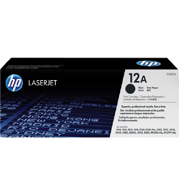 Tóner Original HP 12A Negro - Q2612A