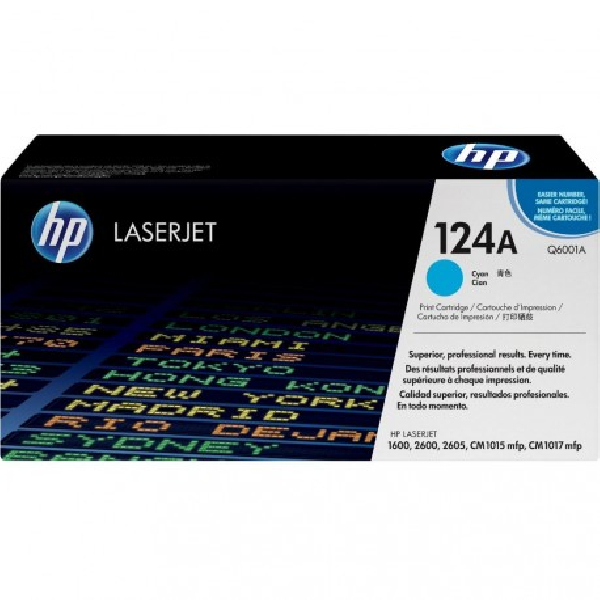HP - Toner 124A Original Cian 2500 PAG. - Q6001A