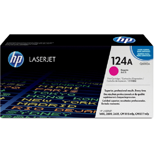 Toner original Q6003A hp 124a magenta