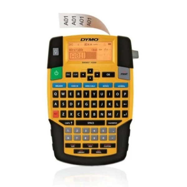 Rotuladora Etiquetadora DYMO Rhino 4200 - 19mm  · LCD Incorporada