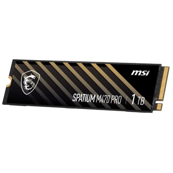 Disco Duro Interno SSD MSI SPATIUM M470 PRO - 1TB · M.2 · PCIe Gen4