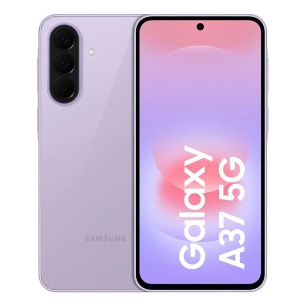 Smartphone SAMSUNG Galaxy A37 - 5G · Exynos 1480 · 6.67" FHD+ · 6GB · 128GB · Android 15 · Lavanda