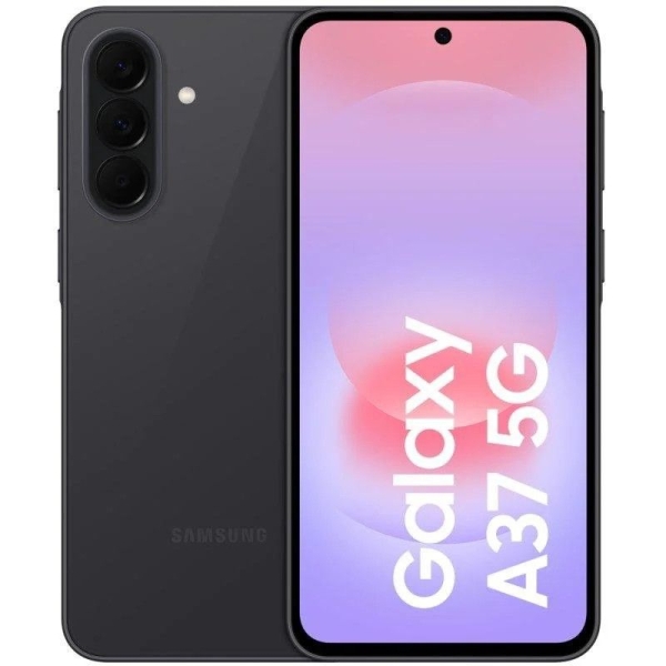 Smartphone SAMSUNG Galaxy A37 - 5G · Exynos 1480 · 6.67" FHD+ · 6GB · 128GB · Android 15 · Gris