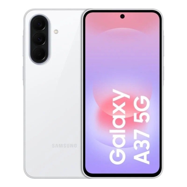 Smartphone SAMSUNG Galaxy A37 - 5G · Exynos 1480 · 6.67" FHD+ · 6GB · 128GB · Android 15 · Blanco