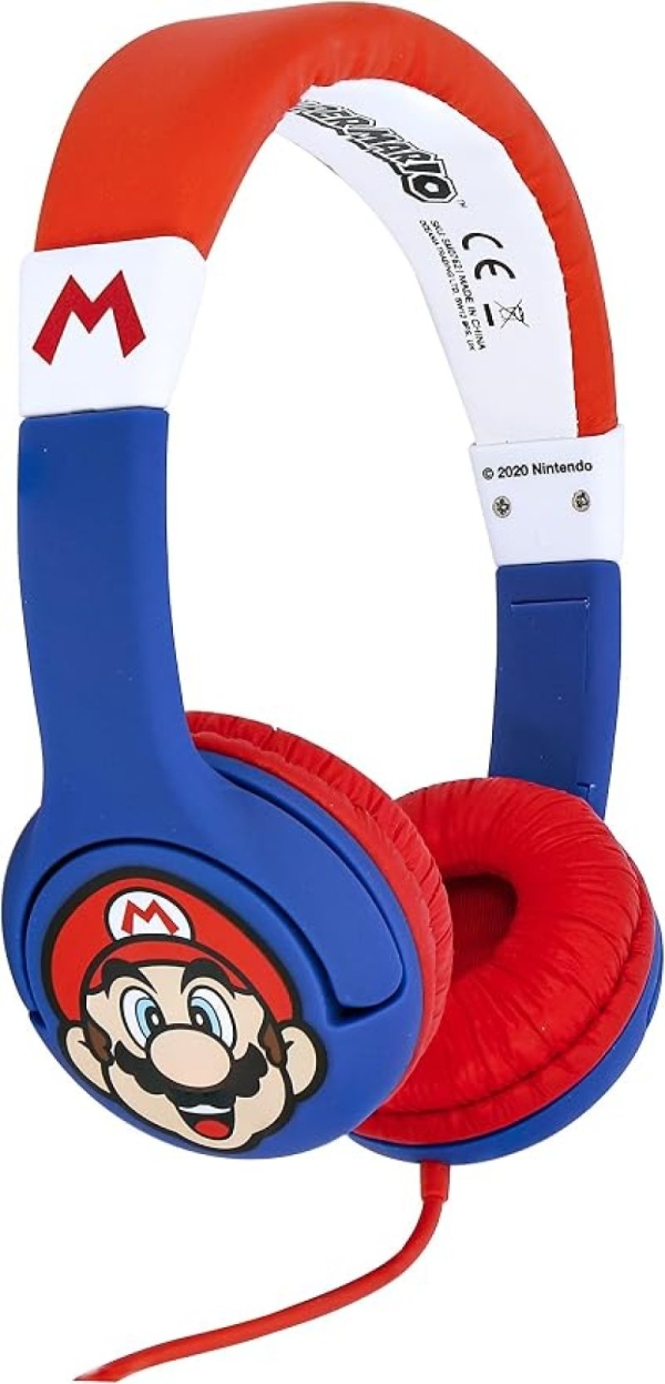 Auriculares Diadema con Cable BLADE Mario Kart Childrens- Jack 3,5mm · 3-7Años · Mario Kart