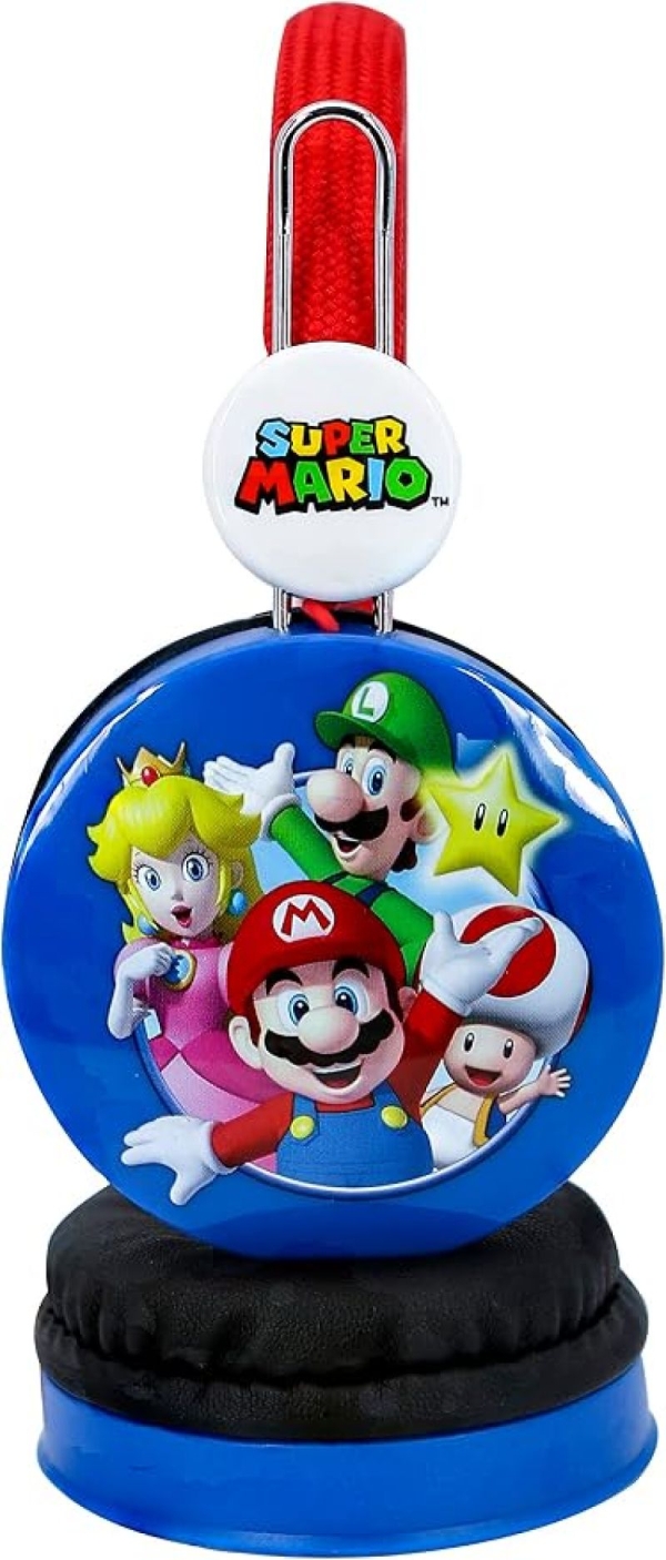 Auriculares Diadema con Cable BLADE Super Mario y Amigos - 10MW · Jack 3,5mm · 3-7Años · Super Mario y Amigos