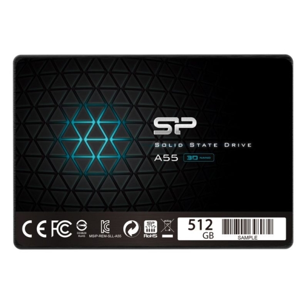 Disco Sólido SSD SILICOM POWER Ace A55 - 512GB · SATA III · 2.5