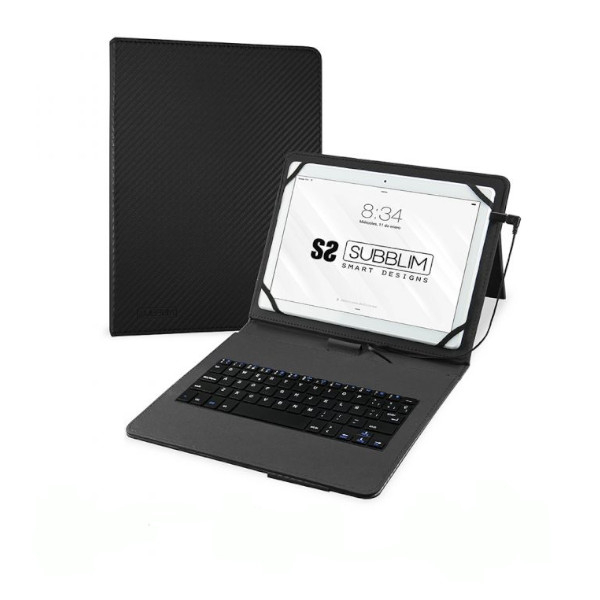 Funda con Teclado SUBBLIM Keytab Pro SUB-KT1-USB001 - 10.1\" · MicroUSB Tipo C · Negro