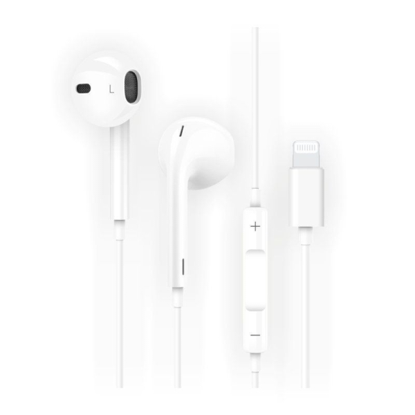 Auriculares con Cable TECH ONE TECH EarTech Hip - Lightning · Microfono · Blanco
