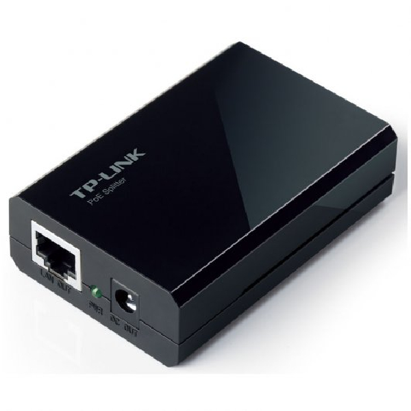 Inyector Power Over Ethernet RJ45 Cat.3/4/5 · Negro