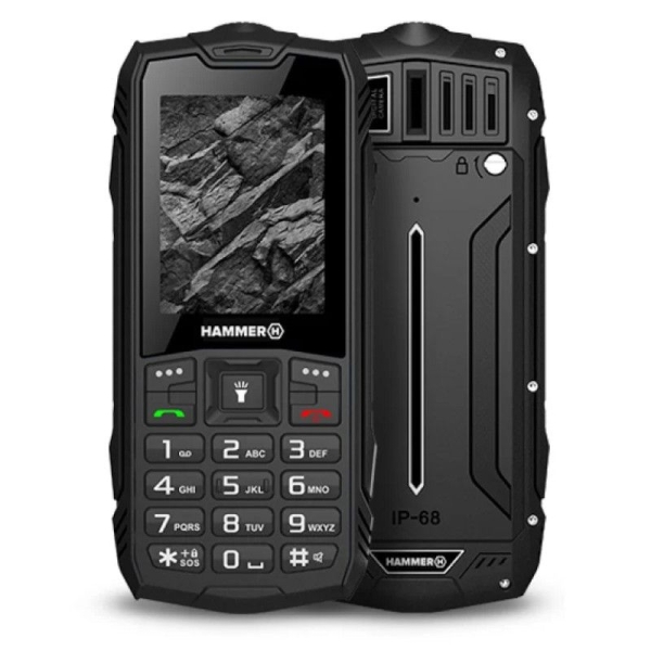 Teléfono Móvil Rugged HAMMER Rock TLHAROCK - 2.4" · 2G · 32MB · IP68 · Negro