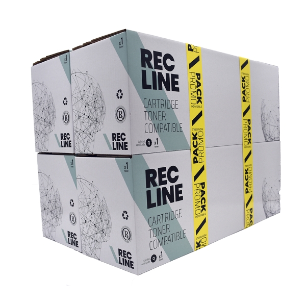 Pack de Toner Compatibles con BROTHER TN241 BK+C+M+Y - TN241BKCMY-R