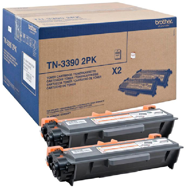 Toner original TN3390TWIN brother