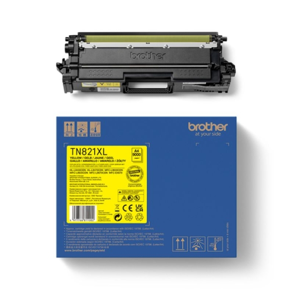 Toner Original BROTHER TN821XL Amarillo - TN821XLY