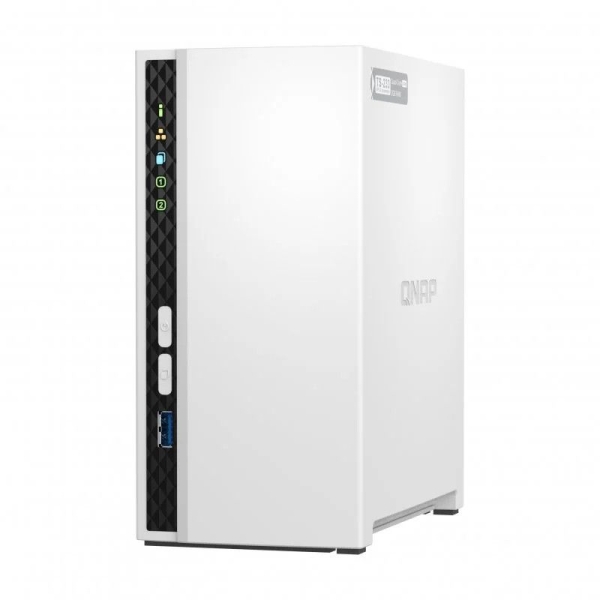 Servidor NAS QNAP TS-233 - Cortex-A55 · 2GB · 2 Bahias · LAN · USB 2.0 · USB 3.2