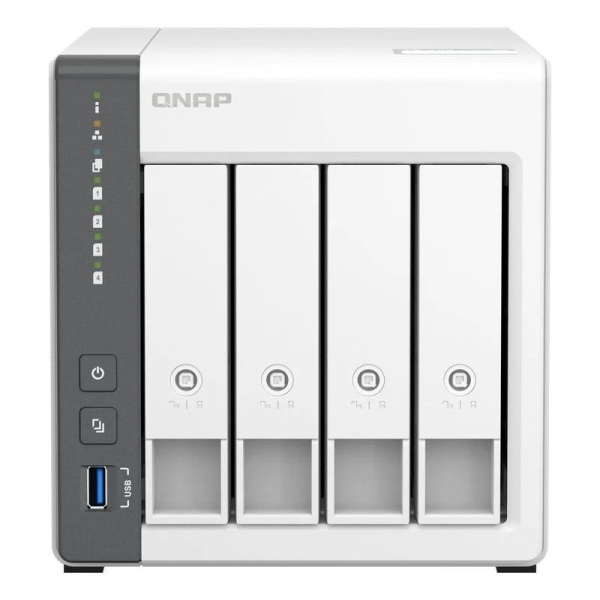 Servidor NAS QNAP TS-433 - Cortex-A55 · 4GB · 4 Bahias · LAN · USB 2.0 · USB 3.2