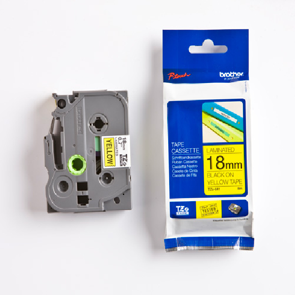 Cinta original TZE641 brother amarillo