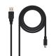 Cable USB 2.0 Tipo A/M a Mini USB/M 5PIN - 1.8 m · Negro