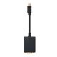Conversor Mini Displayport/M a SVGA/H - 0.15 m · Negro