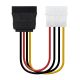 Cable SATA de Alimentación Molex 4 pines/M a SATA/H - 0.16 m