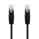 Cable de Red Latiguillo RJ45 Cat 5E UTP - 1 m · Negro